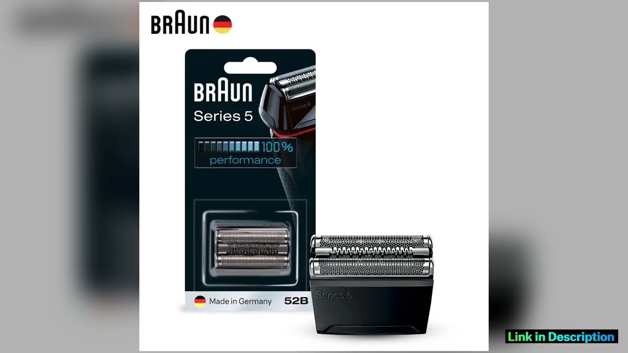 Braun Series 5 Replacement Heads Shavers Cutter Foil 52B Razor Blade for 5020S 5030S 5040S 5050CC 5