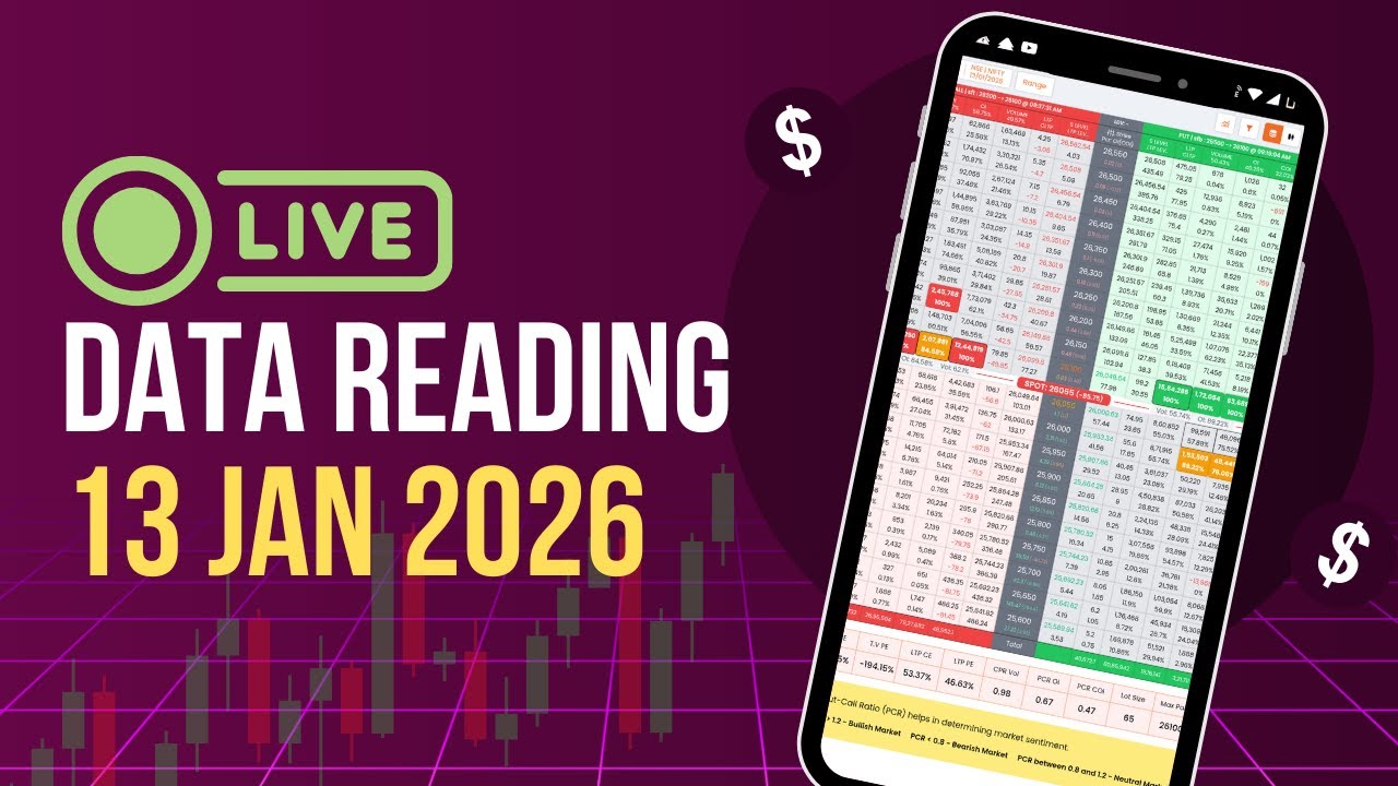 13 JAN 2026 Live Option Chain Data Reading 
