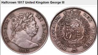 Halfcrown 1817 UK George II For Sell