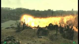 Fallout 3: Springvale Super Epic Car Domino Explosion / Extravagant murder of The Enclave Eyebot