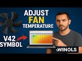 How to Control Fan Temperature on Dacia Symbol V42 Using WinOLS | ECU Tuning Tutorial