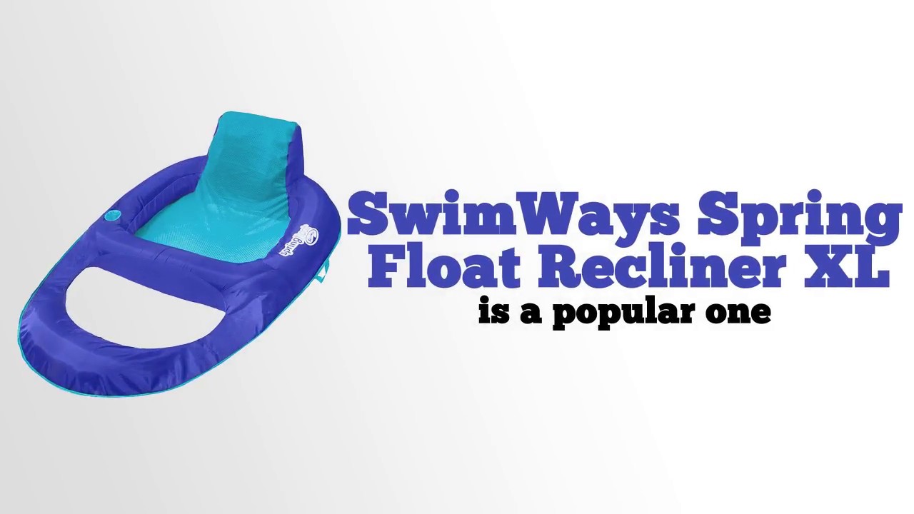 SwimWays Spring Float Recliner XL Review by EpicKidsToys com