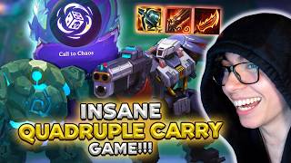 I Highrolled The RAREST Call To Chaos Cashout & It CARRIED My Game!!! | TFT Set 17