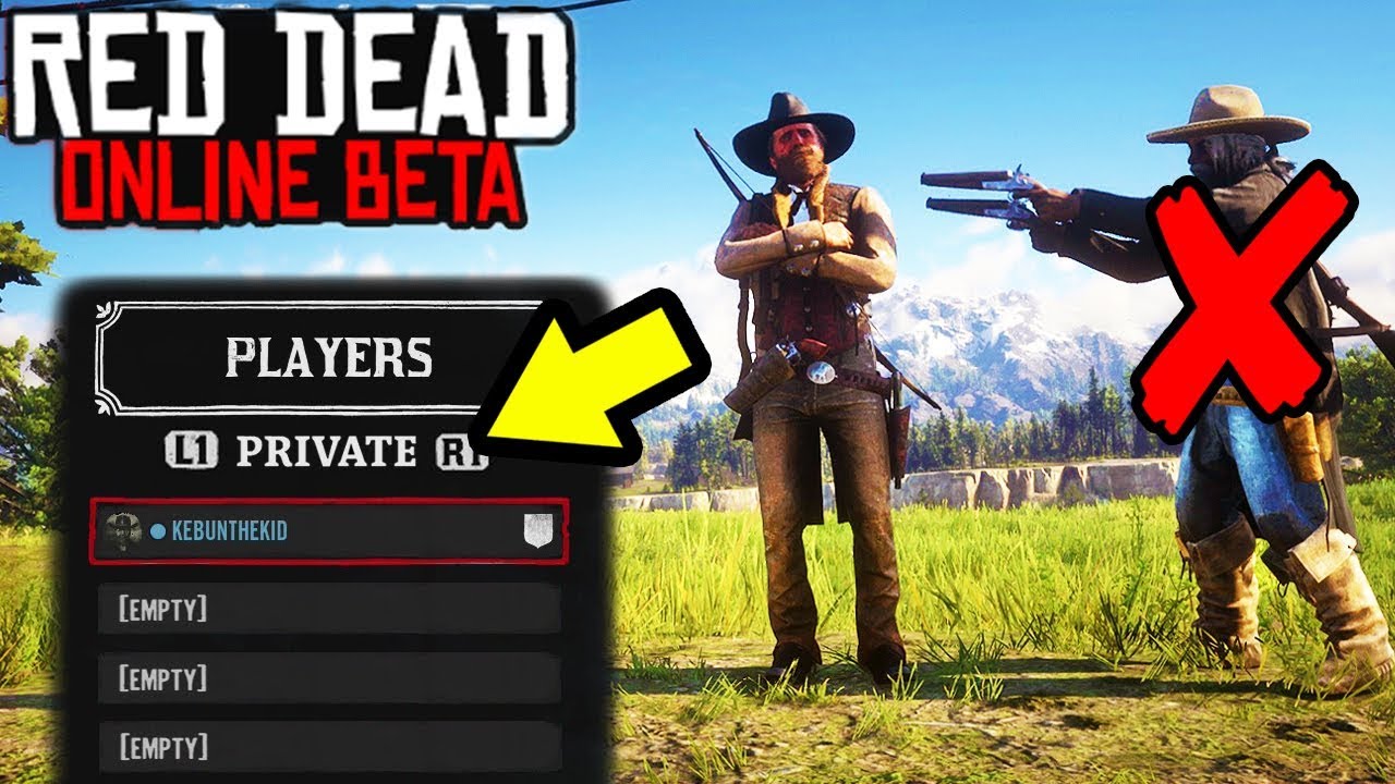 NEW PRIVATE SESSION in Red Dead Online! Stop Griefers With PASSIVE MODE