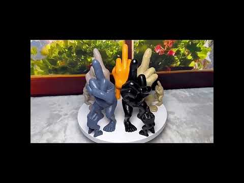 Оригінальна статуетка-амулет «Середній палець», рукожоп, відео 1