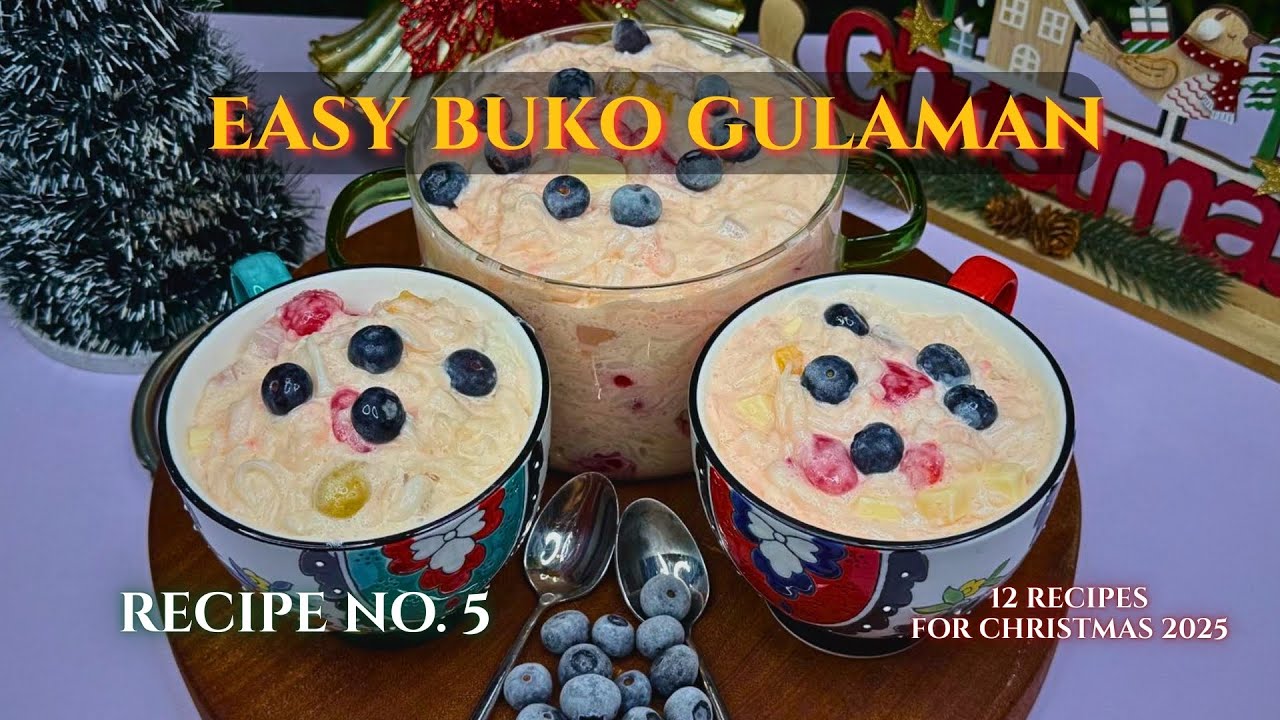 Easy Buko Gulaman, Our 5th Recipe for Christmas 2025