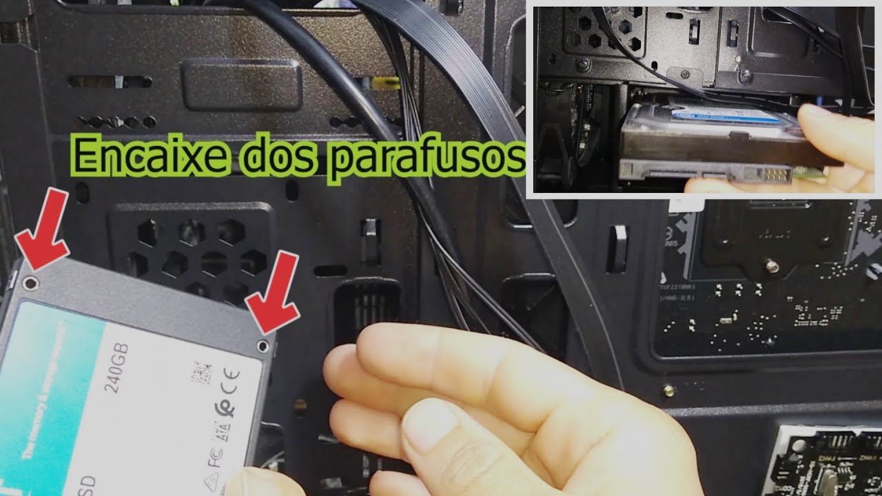 instalando o HD e o SSD no gamer 03n9 atlantis montando um