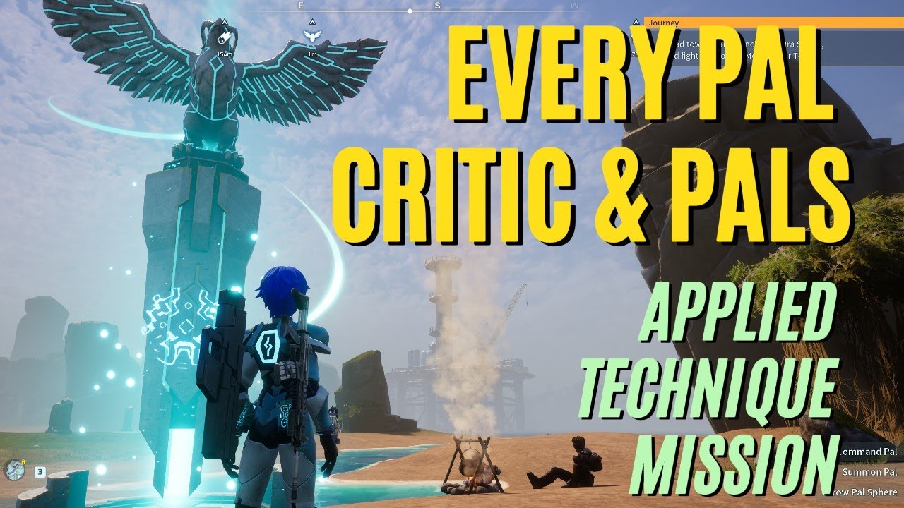Talking to Every Pal Critic \u0026 Showing Every Pal for Applied Technique Mission #palworld #feybreak