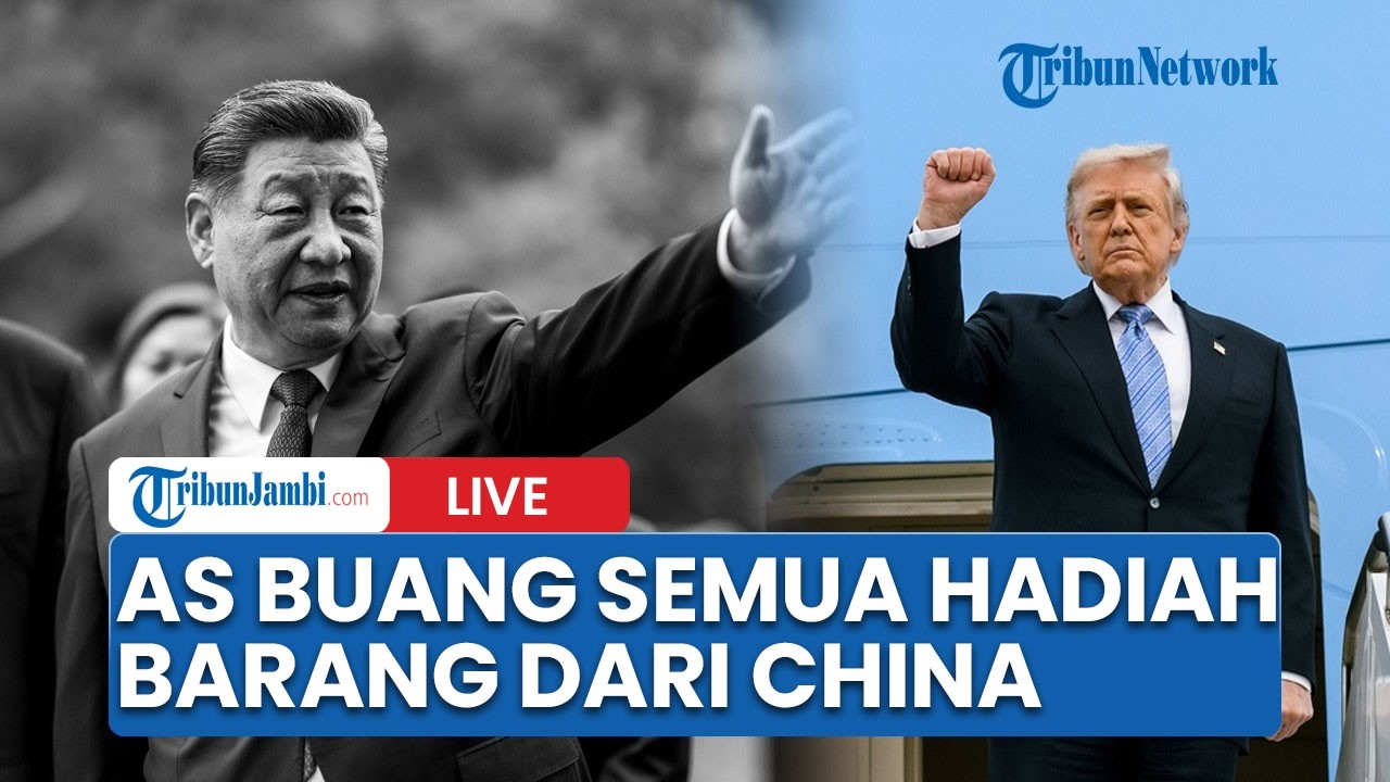 🔴Delegasi AS Buang Semua Barang Hadiah dari China Sebelum Naik Pesawat, Ponsel & Pin Dibuang