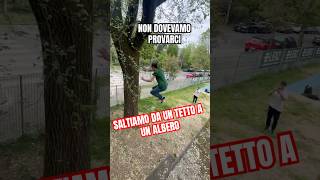 Questo salto non era sicuro.. #parkour #freerunning #roof #adrenalina #urban #italia #viral