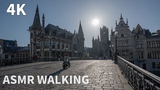 Relaxing Morning Walk Through Ghents Medieval Cobblestoned Streets | ASMR Walking screenshot 5