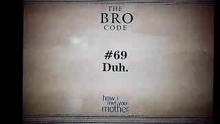 The Bro Code/ Bay * Thomas/ 20th Television (2011)