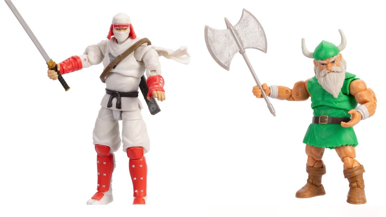 New Jakks Pacific Sega Golden Axe Gilius Thunderhead Revenge of Shinobi Joe Figures revealed