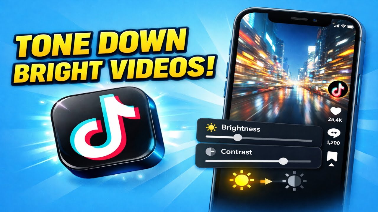 Как сделать видео в TikTok менее яркими (ОБНОВЛЕНО)
