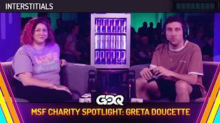 MSF Charity Spotlight: Greta Doucette