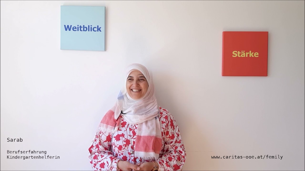 Sarab arbeitet als Kindergartenhelferin