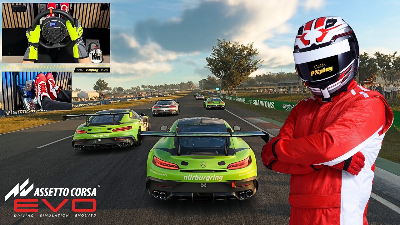 Intense Race at Mount Panorama Track | Assetto Corsa EVO Gameplay | Ultra Settings 4K