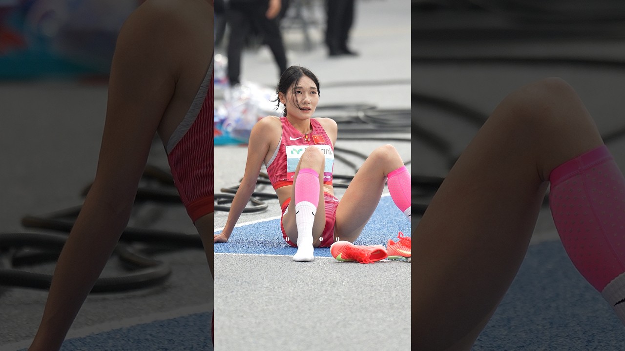 한국에온예쁜  대륙육상스타 Liu #구미아시아육상경기선수권대회