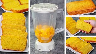 Orange Cake in Blender | Orange Tea Time Cake Recipe Without Oven | Yummy