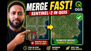 Mosaic Sentinel-2 in QGIS: Beginner to Pro in 10 Minutes! Amharic