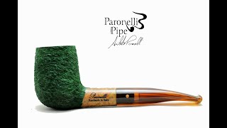 Video: Pipa Paronelli radica billiard rusticata forest green
