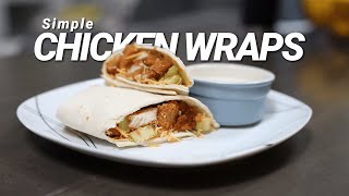 Chicken Wraps that Slap! | In The Kitchen | Meal Prep Made Easy