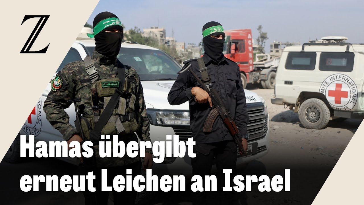 Hamas übergibt mutmaßliche Leichen von drei weiteren Geiseln