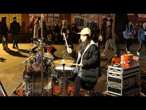 20180113 桃園興仁夜市 李侑真-灌籃高手主題曲
