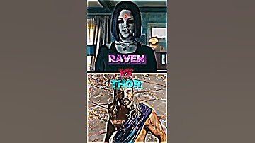 RAVEN VS THOR | Battle #shorts