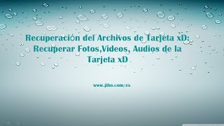 Recuperación del Archivos de Tarjeta xD: Recuperar Fotos,Videos, Audios de la Tarjeta xD screenshot 5