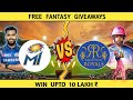 RR VS MI | FREE FANTASY GIVEAWAYS | WIN UPTO 10 LAKH