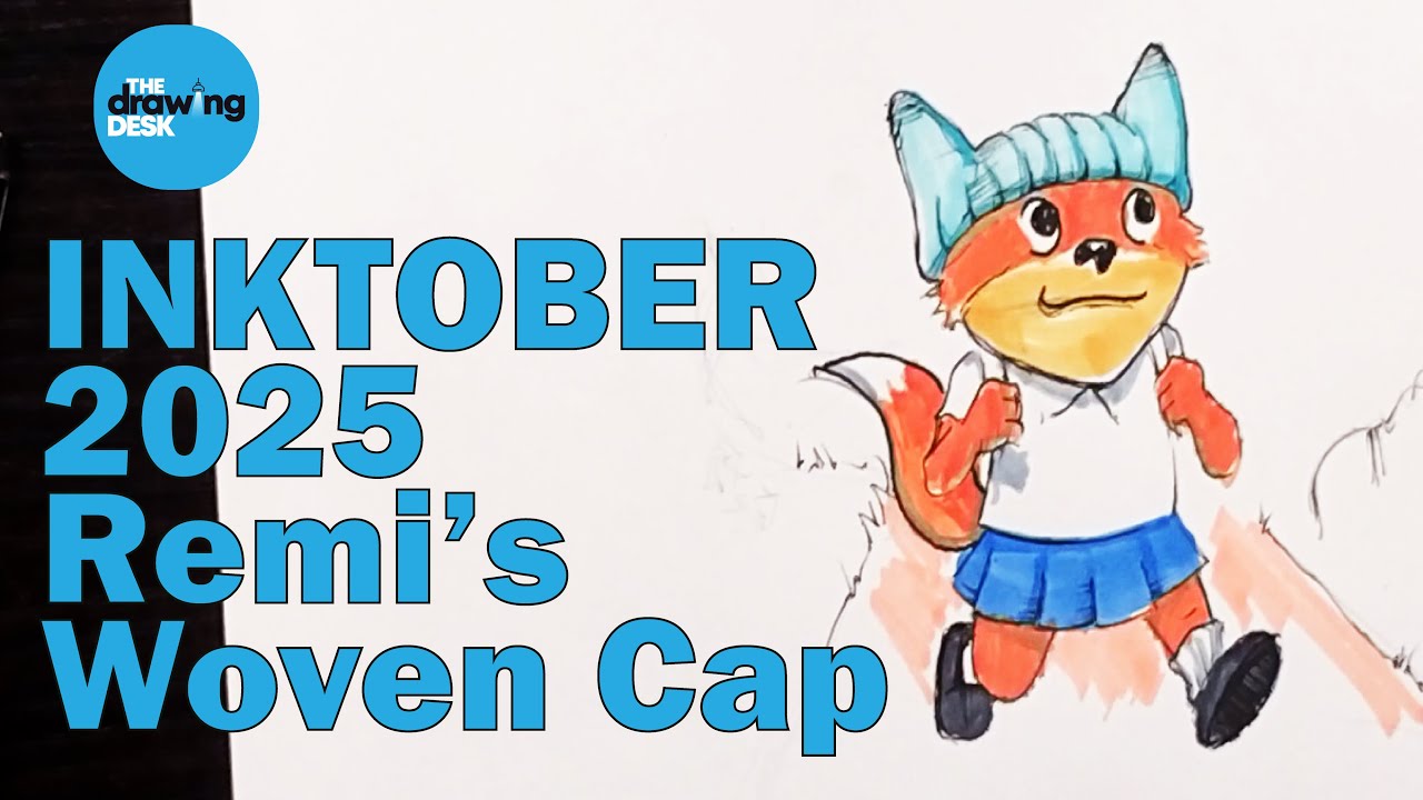 Remi’s Woven Blue Cap | Inktober 2025 Day 2: Weave
