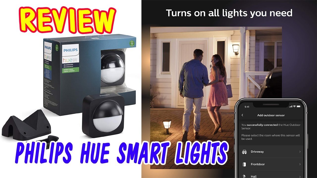 Philips Hue Dusk to Dawn Outdoor Motion Sensor review YouTube