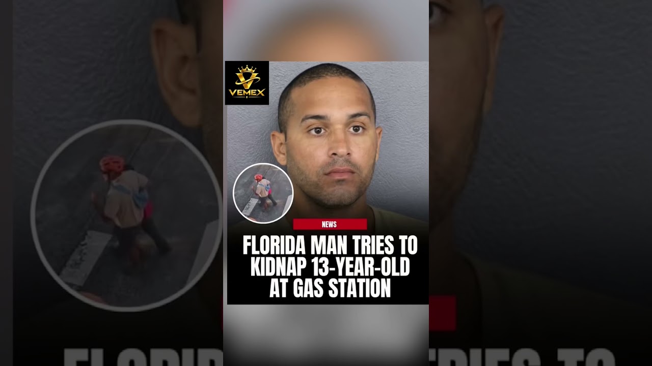 Florida Man Arrested: Attempted Kidnapping of 13-Year-Old at Gas Station#shorts