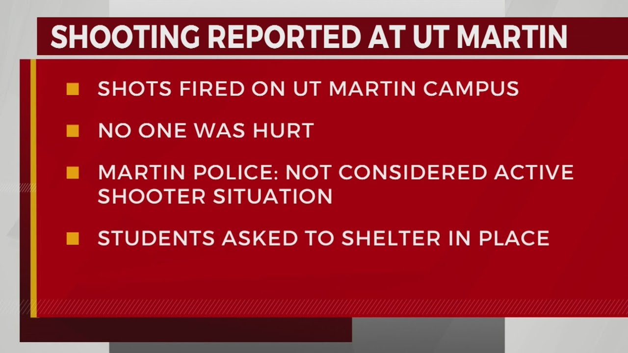Police investigating after shots fired on UT Martin campus - YouTube
