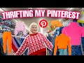 THRIFTING MY PINTEREST BOARD *Dopamine Dressing and Thrifting my Dream Wardrobe* + Try on Haul