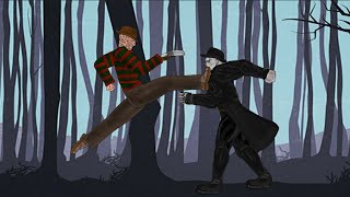 Drawing cartoons 2 TYRANT Mr. X vs freddy krue drawing cartoons 2