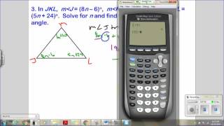 Geo: Unit 4 Day 2- Triangle Interior & Exterior Angle Thms