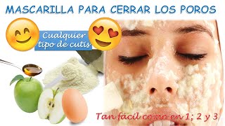 MASCARILLA PARA CERRAR LOS POROS | Nutriciencia