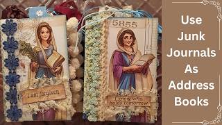 Christian Junk Journal Address Books