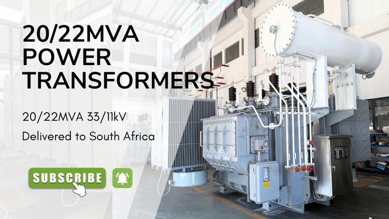 22 MVA 3 phase power transformer-33/11 kV | South Africa 2025