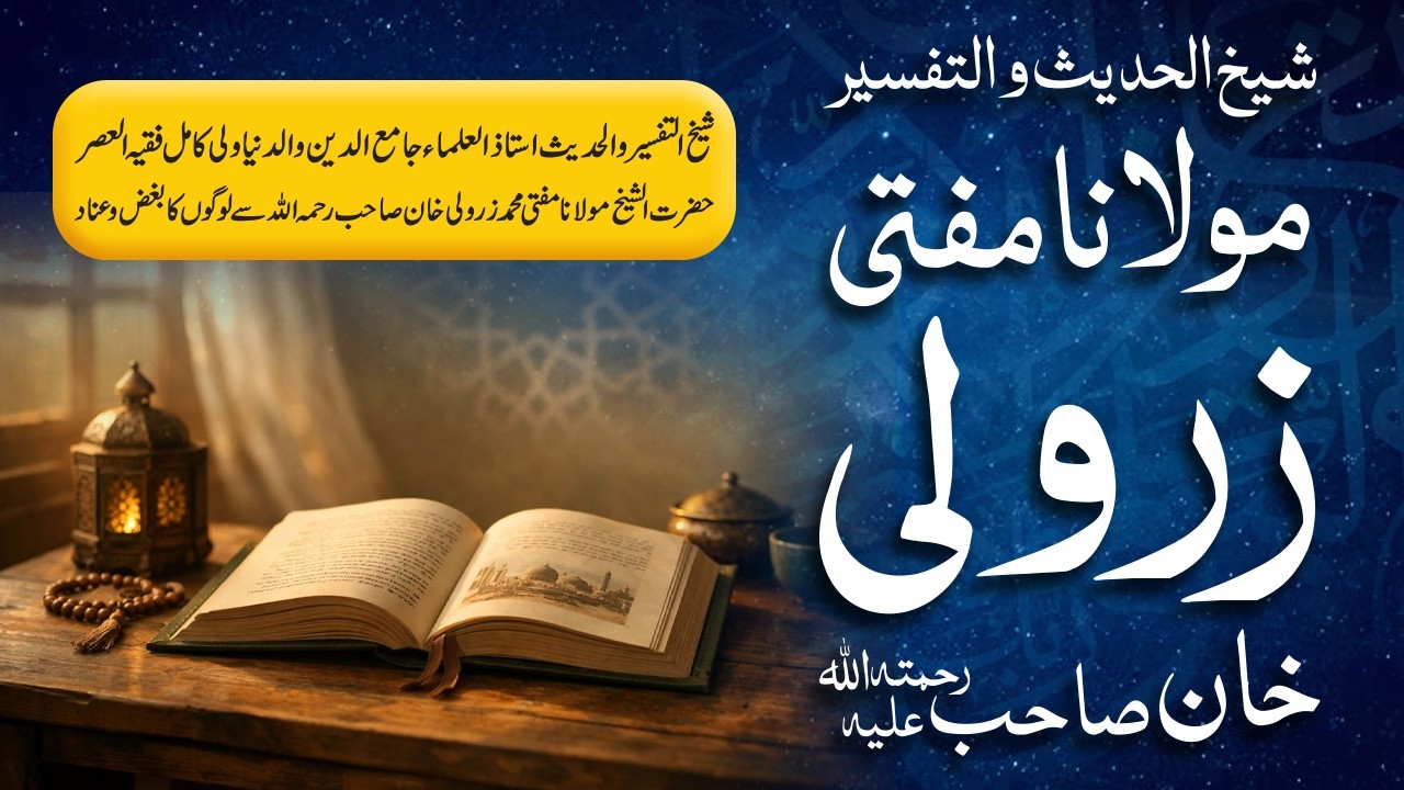 Logon Ka Bughz o Inaad | Mufti Zarwali Khan