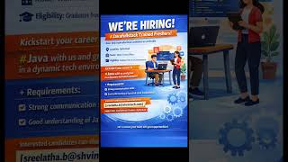 Java fullstack #software #hyderabad #job #jobupdate #freshers #hirespot #trending#ytshorts#jobsearch
