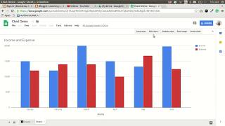 Create Chart in excel sheet online