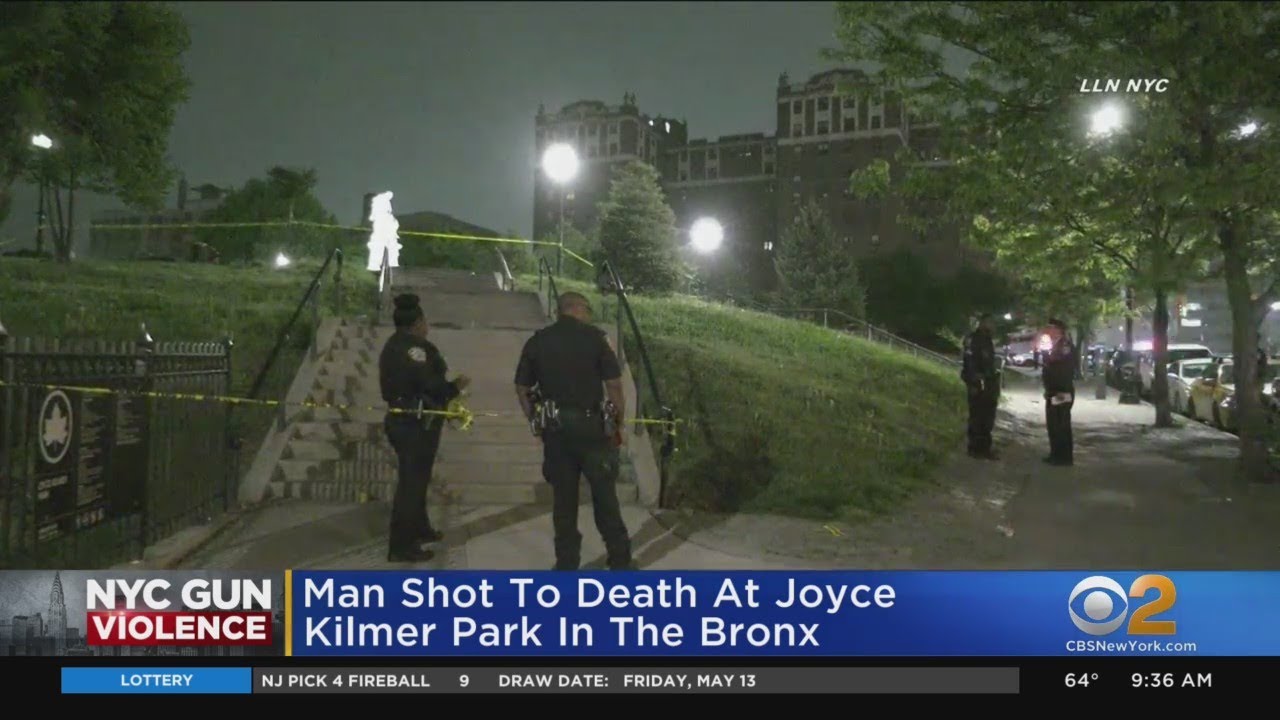Man shot to death at Joyce Kilmer Park