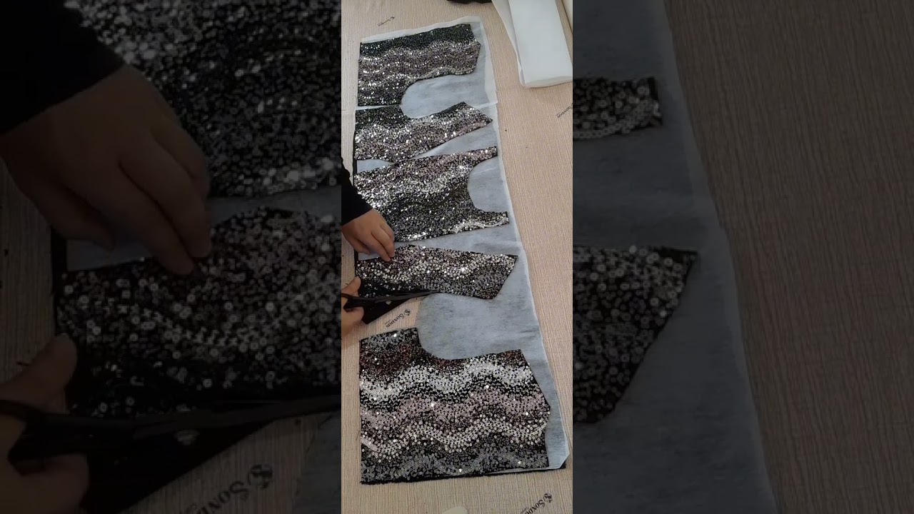 طريقة تبطين  الجزء العلوي ل  فستان سواريه مع نور مودليست