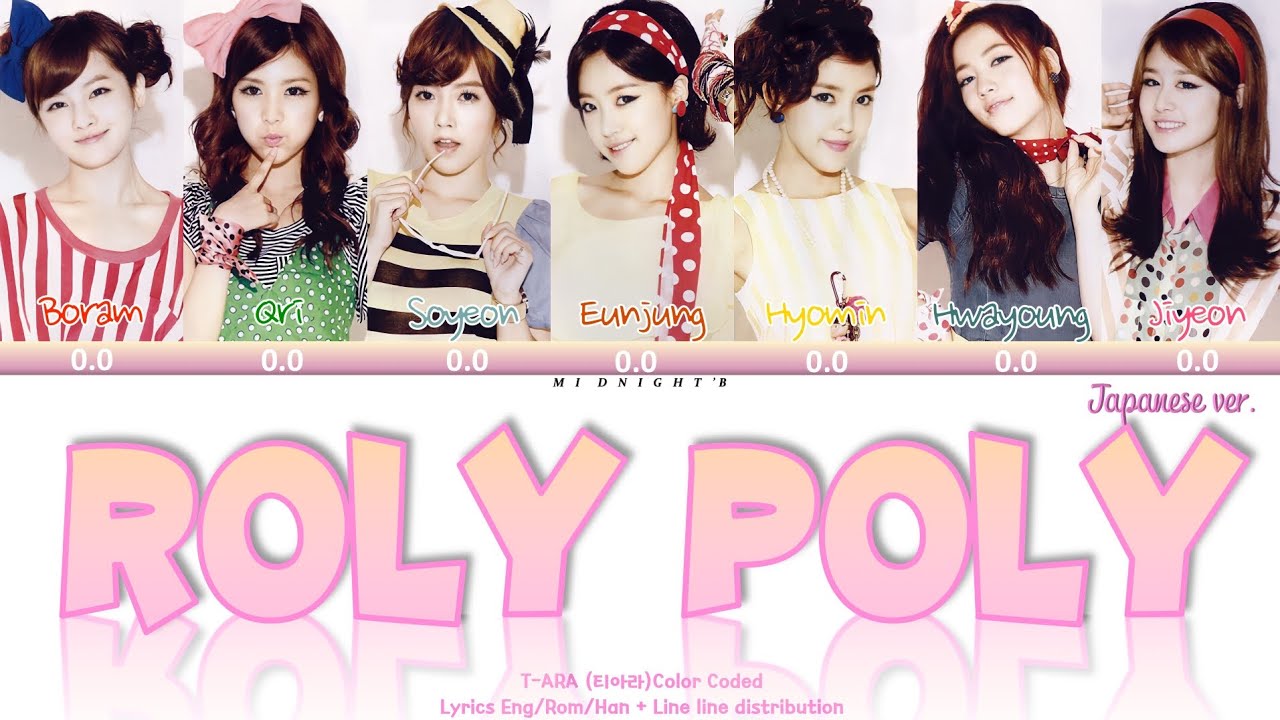 T-ARA - 'Lovey Dovey (Japanese ver.)' Lyrics + Line Distribution