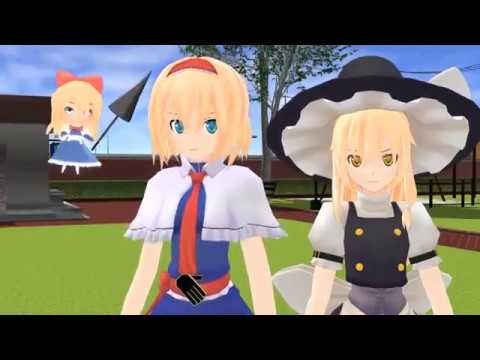 東方project×仮面ライダーウィザード【MMD】