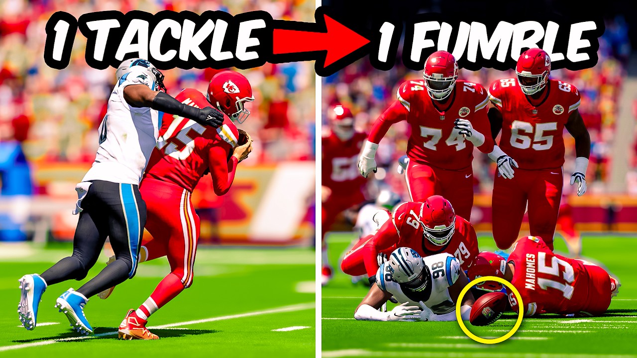 Madden, But 1 Tackle = 1 Fumble
