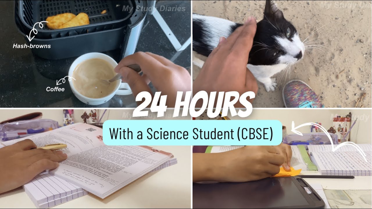 24 Hours with a CBSE Science Student | Class 11 CBSE - YouTube